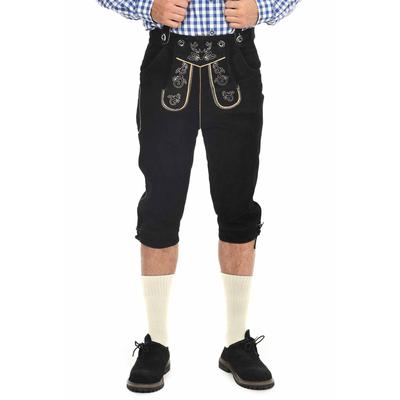 Haferlschuh ALESSANDRO SALVARINI "ASBertl", Herren, Gr. 44, schwarz, Schuhe