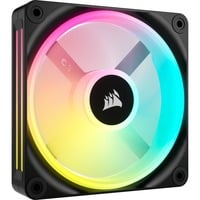 iCUE LINK QX120 RGB 120-mm-PWM-Lüfter, Gehäuselüfter schwarz, Erweiterungskit, 120 mm