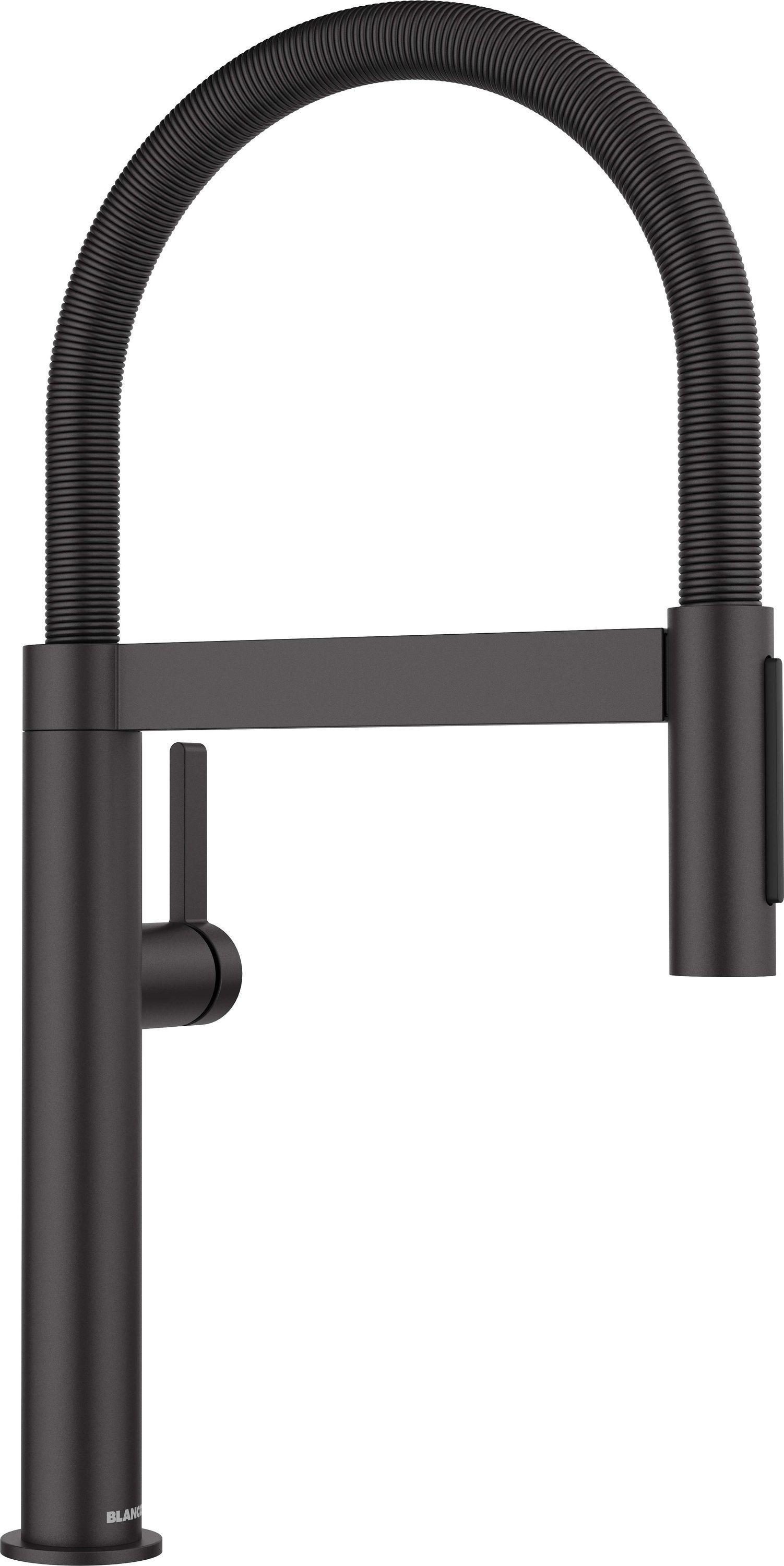 Blanco Küchenarmatur mit Handbrause CULINA-S II MINI schwarz matt 527468