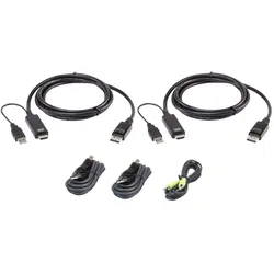 Aten 2L-7D02UHDPX5 HDMI zu DP KVM KabelKit, KVM-Switch Kabel
