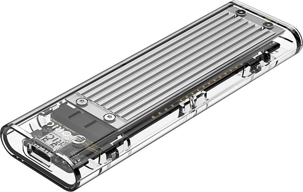 Orico TCM2-C3 M.2 NVMe naar USB-C 10Gb/s schijfadapter - Grijs