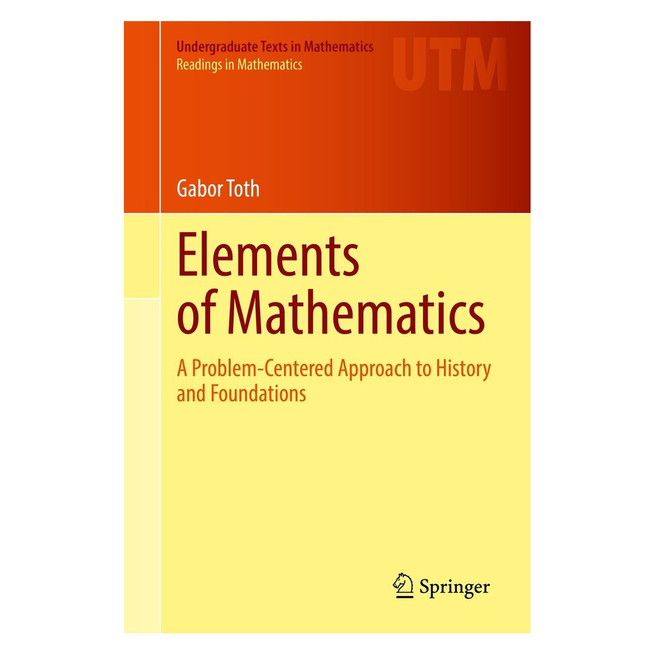Springer Elements of Mathematics (Englisch, Hardcover, Gabor Toth) (9783030750503)