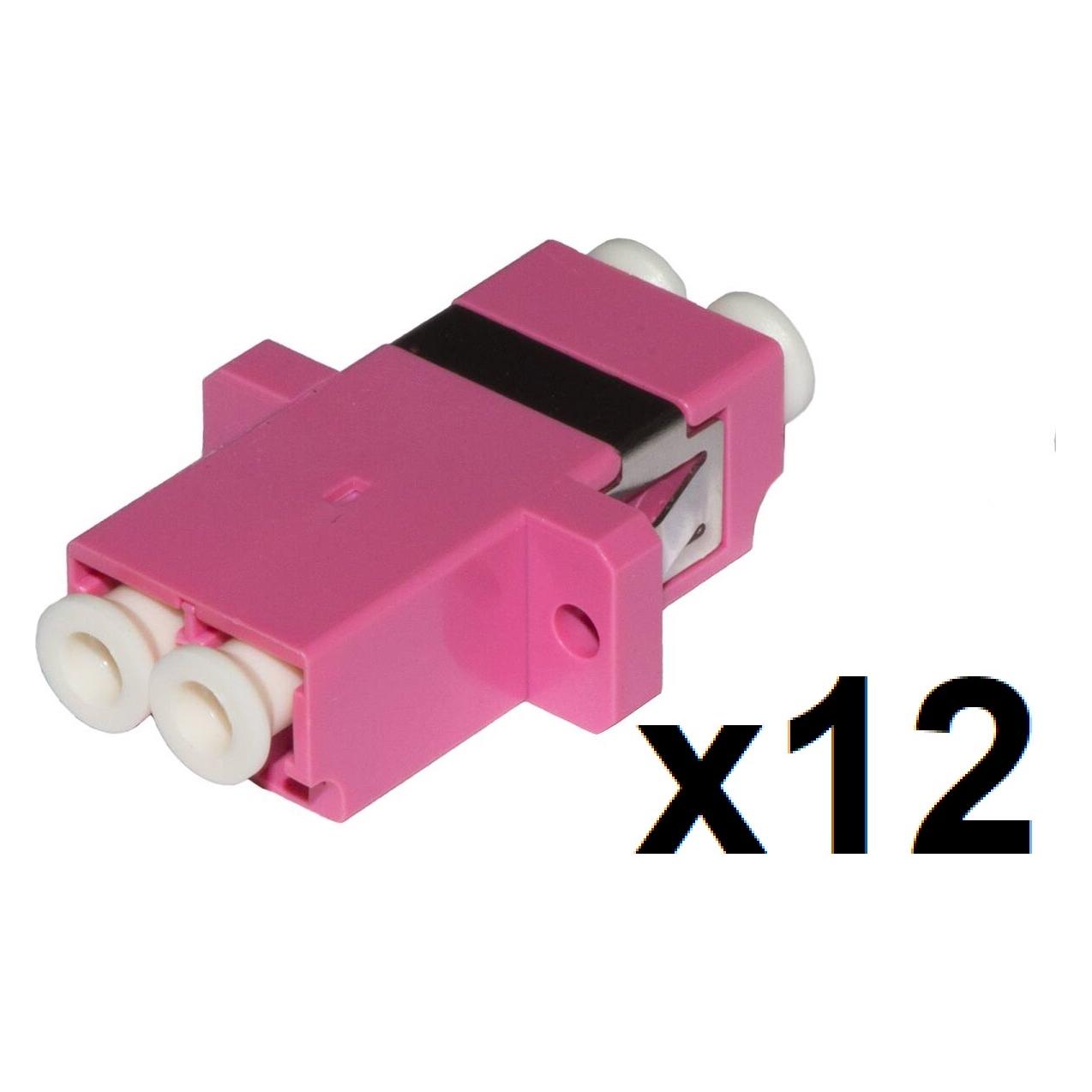 Link Packung mit 12 LC-LC-Glasfaseradaptern (LKLCD412)