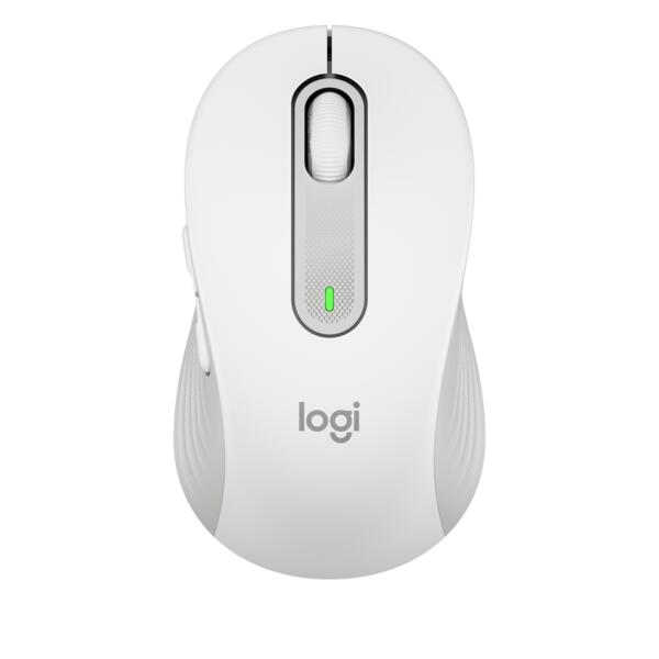 Logitech Signature M650 Medium Off-White Wireless Maus für die rechte Hand (for Business) 910-006275