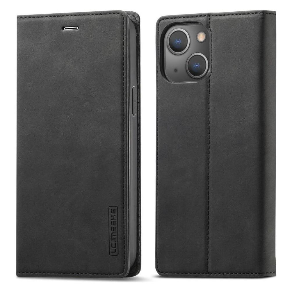 Cover-Discount iPhone 14 - Vintage Flip Case Etui schwarz (Apple iPhone 13, Apple iPhone 14) (660108294A)