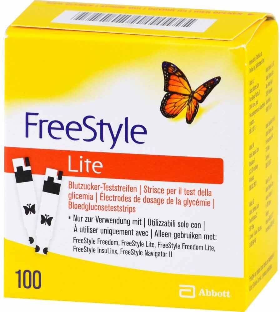 Freestyle Lite Teststreifen ohne Codieren Cpc 100stk