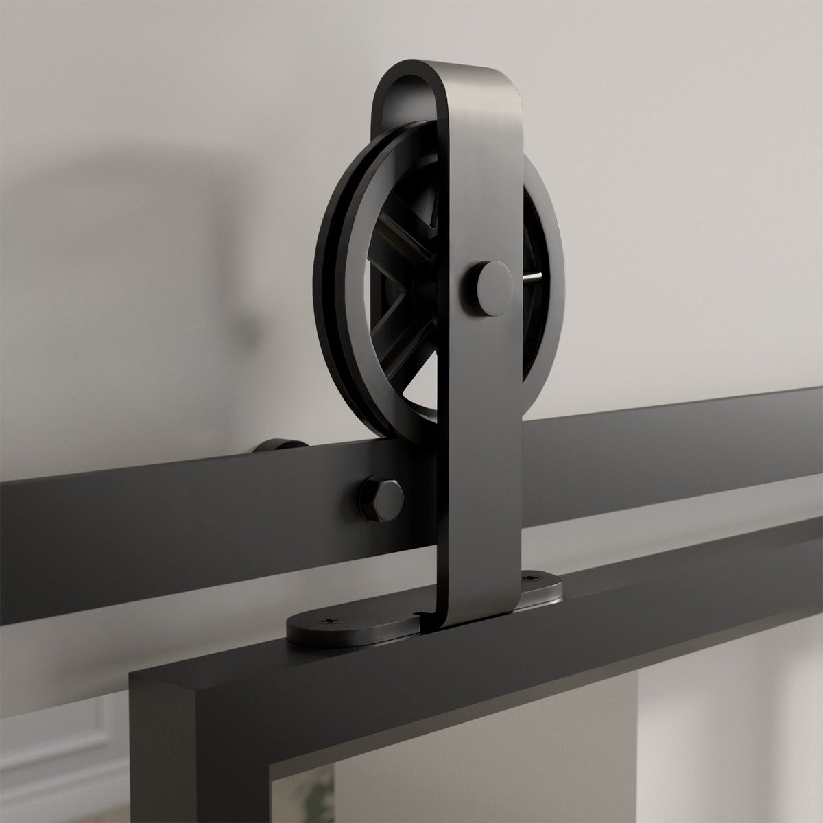 SO-TECH Schuifdeursysteem CHAMBER 3 m rol-Ø 120 mm zwart