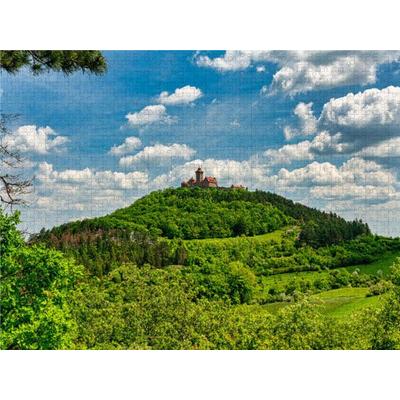 CALVENDO Puzzle Ein Motiv aus dem Kalender Wandern in Thüringen 1000 Teile Puzzle quer | 1000 Teile Lege-Größe 64 × 48 cm Foto-Puzzle für glückliche