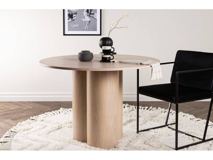 Esstisch Banksia - besticht durch sein skandinavisches Design und seine durchdachte Gestaltung - Mokka - Luxusbetten24