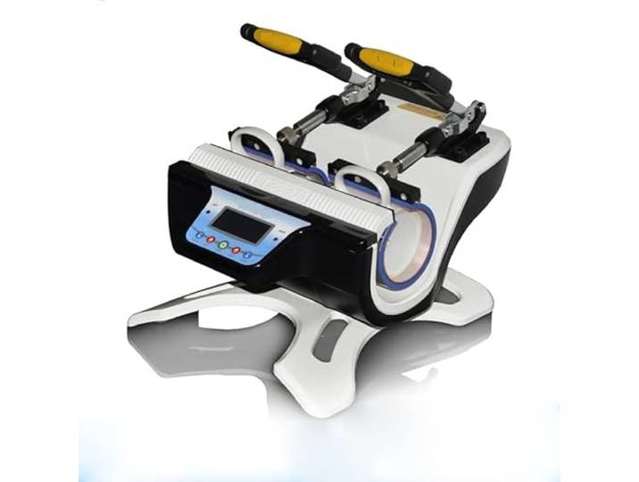 LLOOPK ST-510 5 in 1 Combo Doppelstation Becher Pressemaschine MUP-Druckmaschine Sublimationsdrucker for 6oz / 9z / 11oz / 12oz / 17Oz Cup