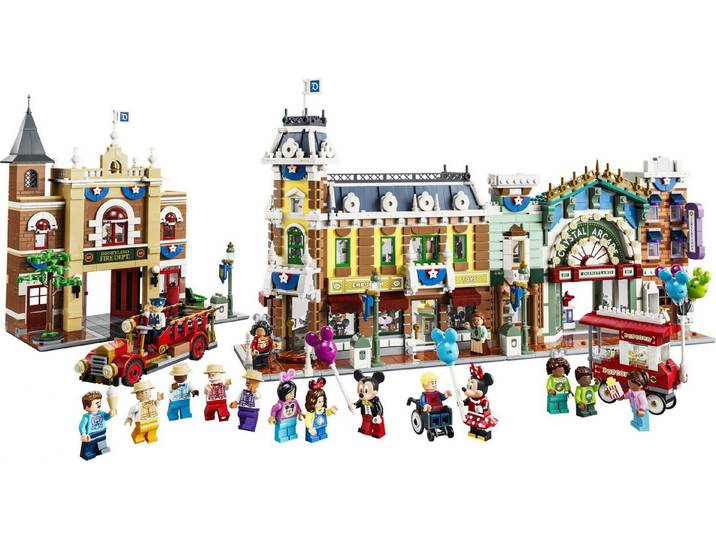 LEGO® Main Street, U.S.A. (43302) inkl. Lego NINJAGO City (40705) Spielbausteine, (3899 St)
