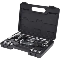 KS Tools Klima-Kälte-Bördel- und Muffen-Satz 1/8"-3/4", 10-tlg - 122.1100