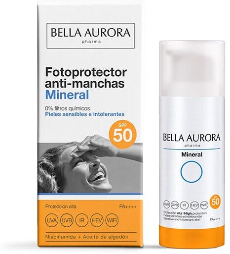 BELLA AURORA PHARMA Fotoprotector Antimanchas Mineral SPF50