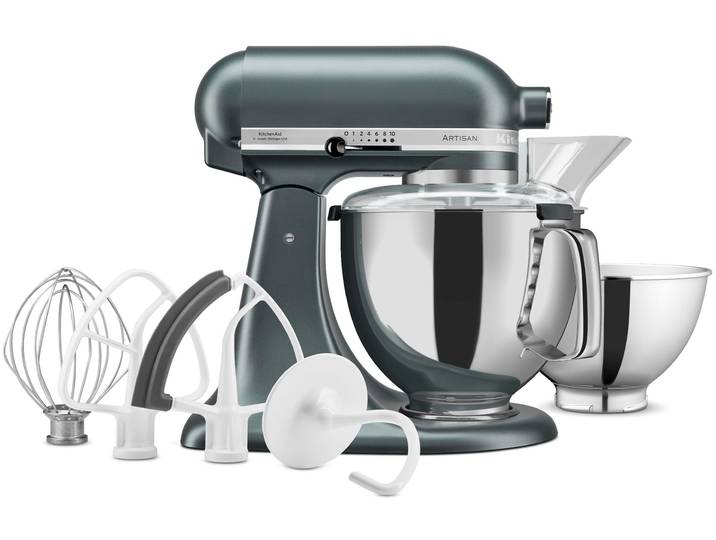 KITCHENAID Küchenmaschine 5KSM175PSE , grau (juniper), B:24cm H:36cm T:37cm, Küchenmaschinen, mit Zubehör im Wert von ca. 112,-€ UVP, Küchenmaschine