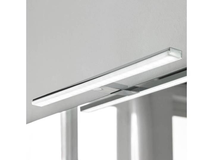 Ebir Wandlampe Pandora, chrom / silber, für Badezimmer, Kunststoff, Modern, Wandleuchte, Wandlampe Bad