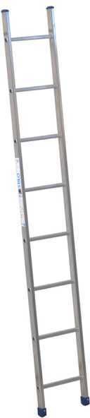Facal Stilo SL-08, 8 gradini, 2.46 m - Scala in alluminio semplice singola - Altezza stimata operativa 3.39 m