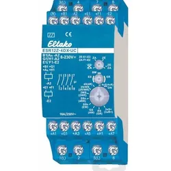 Eltako Installationsrelais, 2TE, teilelektronisch, DIN-Schiene, 4S, 8-230V/AC/DC, 16A, 8-230V, AC/DC