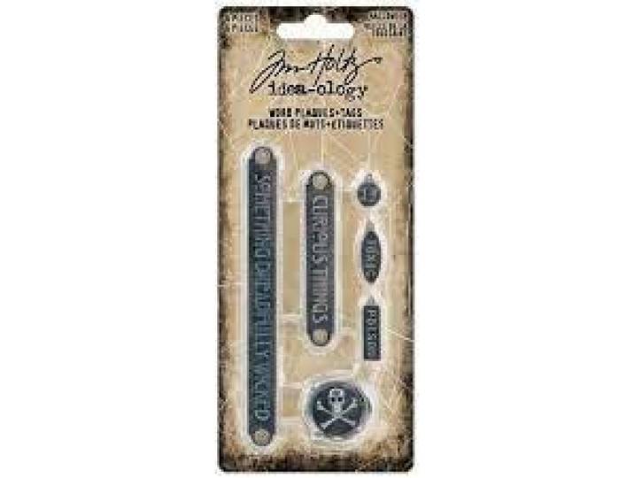 Tim Holtz 2023 Halloween Idee-Ologie, Woordplaten & Tags