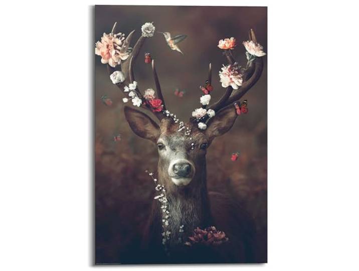 Deco Panel Hirsch 90x60cm