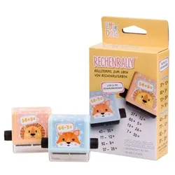 Trodat Rollstempel-Set »Little Dots Rechenrally« Plus und Minus schwarz