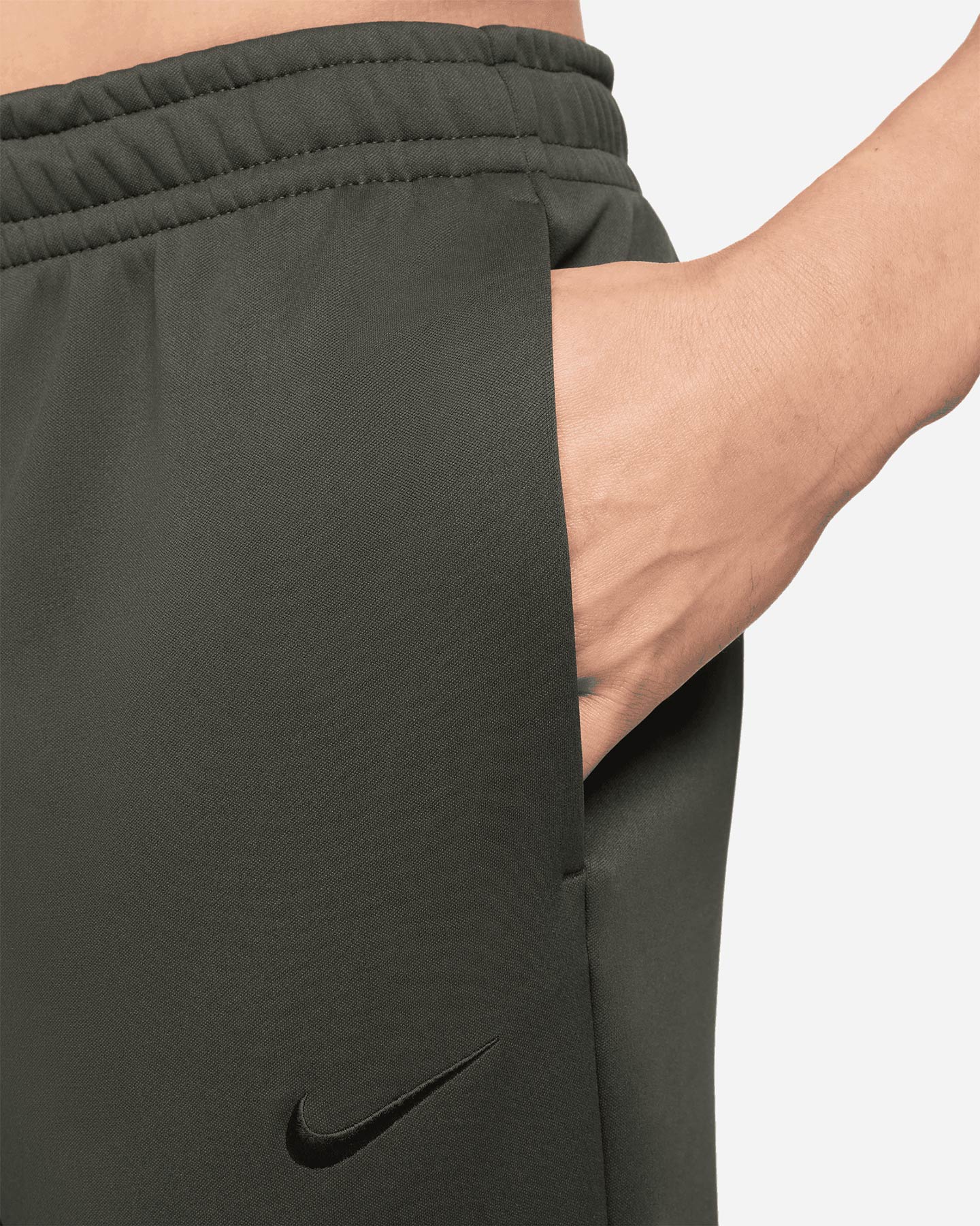 Nike Dri Fit Flc Small Logo M - Pantalone Training - Uomo - Verde L