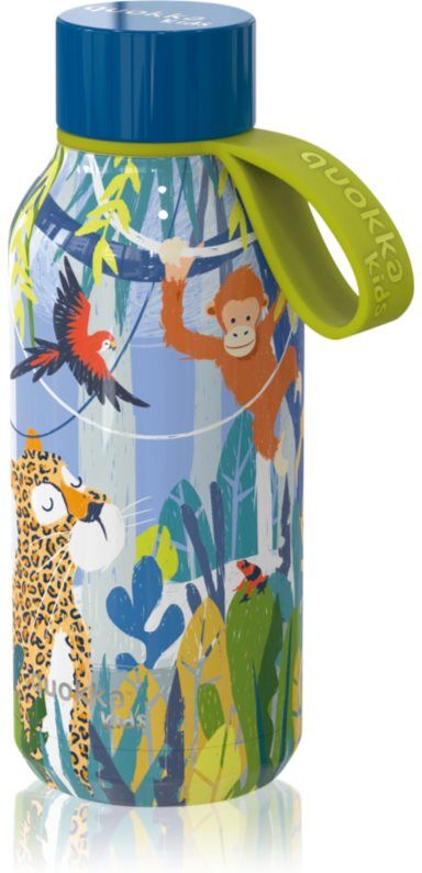 Quokka Solid Kids thermo bottle with loop Jungle 1 pc