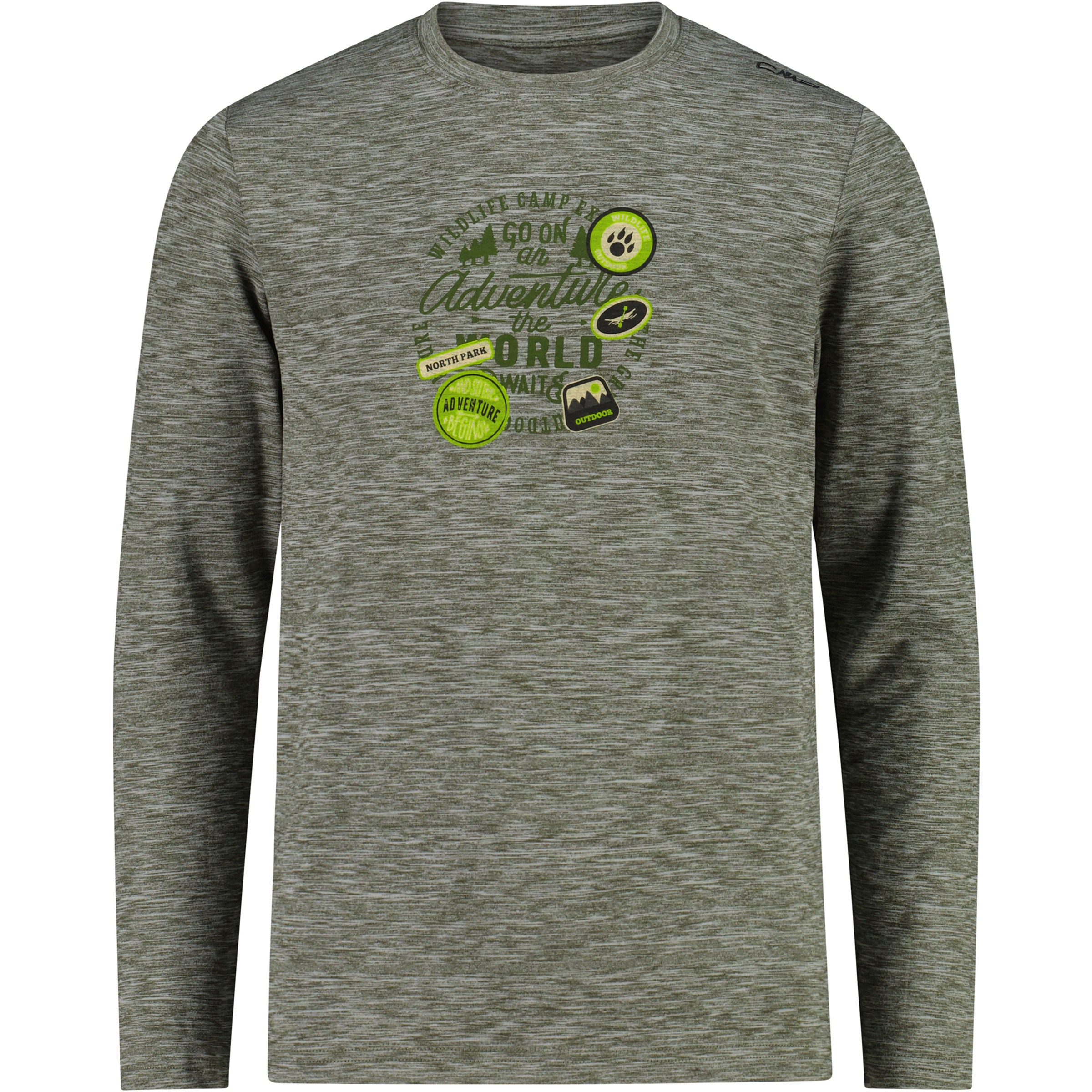 CMP Kinder Longsleeves oliv Größe 164 Lifestyle Elastisch