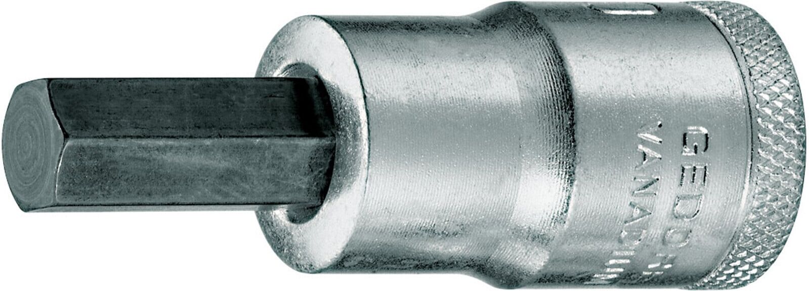 Gedore Schraubendrehereinsatz Bit Innensechskant, SW 19 mm, 1/2 Zoll 12,5 mm, Schraubenziehereinsatz, Werkzeug, IN 19 19 (6154120)