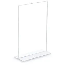 envigo Tischaufsteller T-Ständer »Vilani« DIN A6, Acrylglas