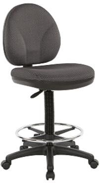 Office Star Products Sculptured Fabricated Seat and Back Drafting Chair
