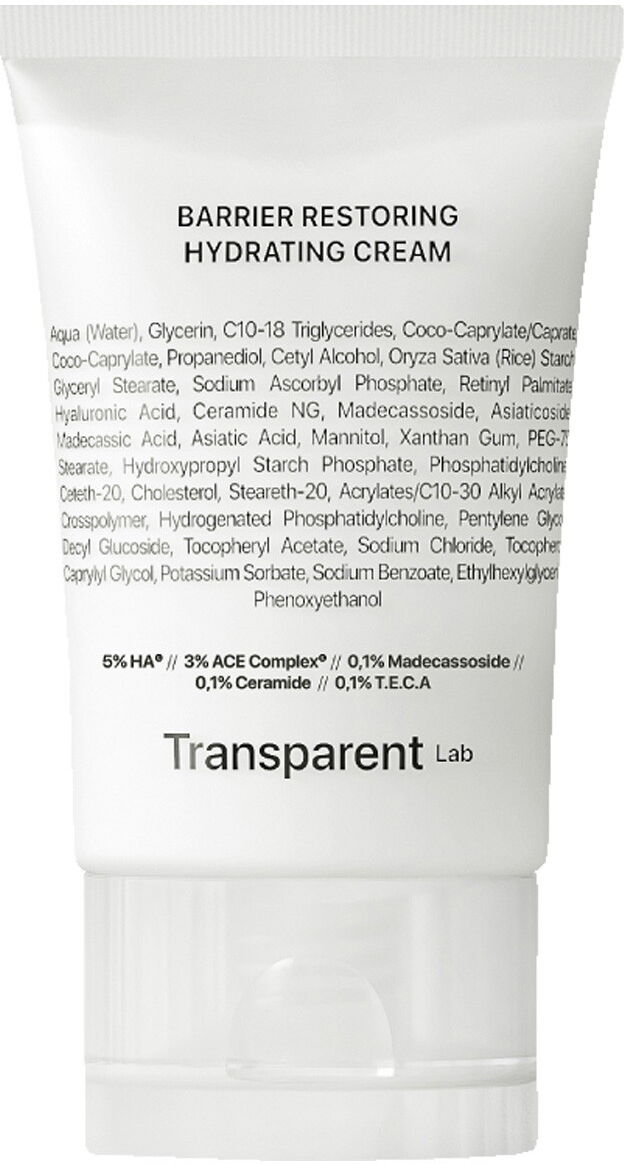 50ml Transparent Lab Barrier Restoring Hydrating Cream