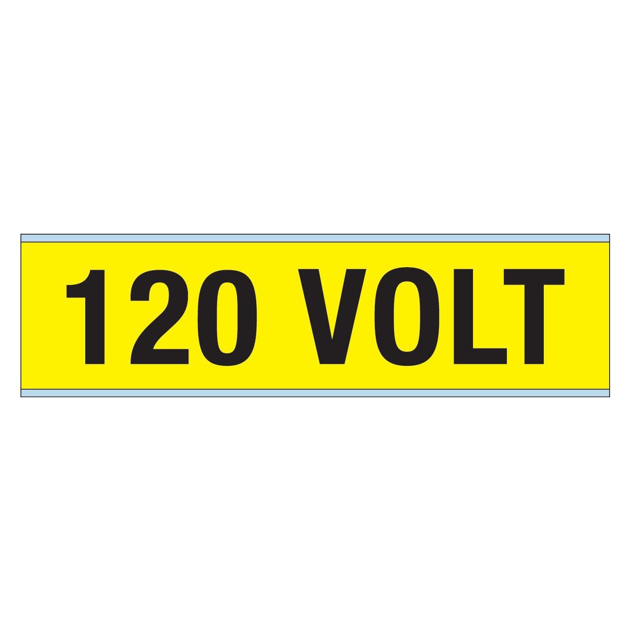 Brady Kennzeichnungen für Leitungen und Stromspannung, 120 Volt (VOLTAGE MARKERS CV 120 VOLT A)