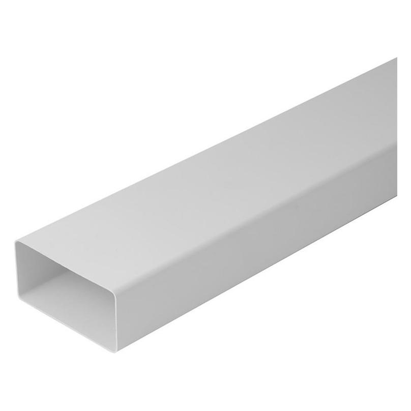 Euro3plast VENTILATION DUCT 110X55 0,5M ABS WHITE (33043071)