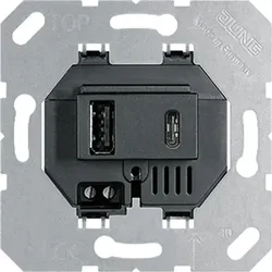 Jung USB-Ladegerät USB 15 CA SW USB15CASW