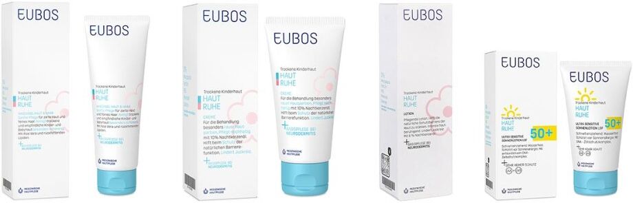 Eubos Kinder Haut Ruhe Waschgel, Creme, Lotion & Sonnenlotion