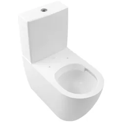 Villeroy & Boch Subway 2.0 Tiefspül-WC spülrandlos für Kombination, oval, freistehend, DirectFlush, 370x700x400mm, 5617R001, Farbe: Weiß