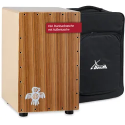 XDrum Cajon Peruana Zebrano
