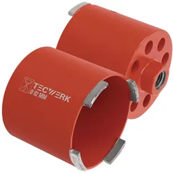 Tecwerk, Lochsäge, Dosensenker PROFI Ø 68 mm Arbeitslänge 62 mm Gesamtlänge 90 mm gelötet (68 mm)