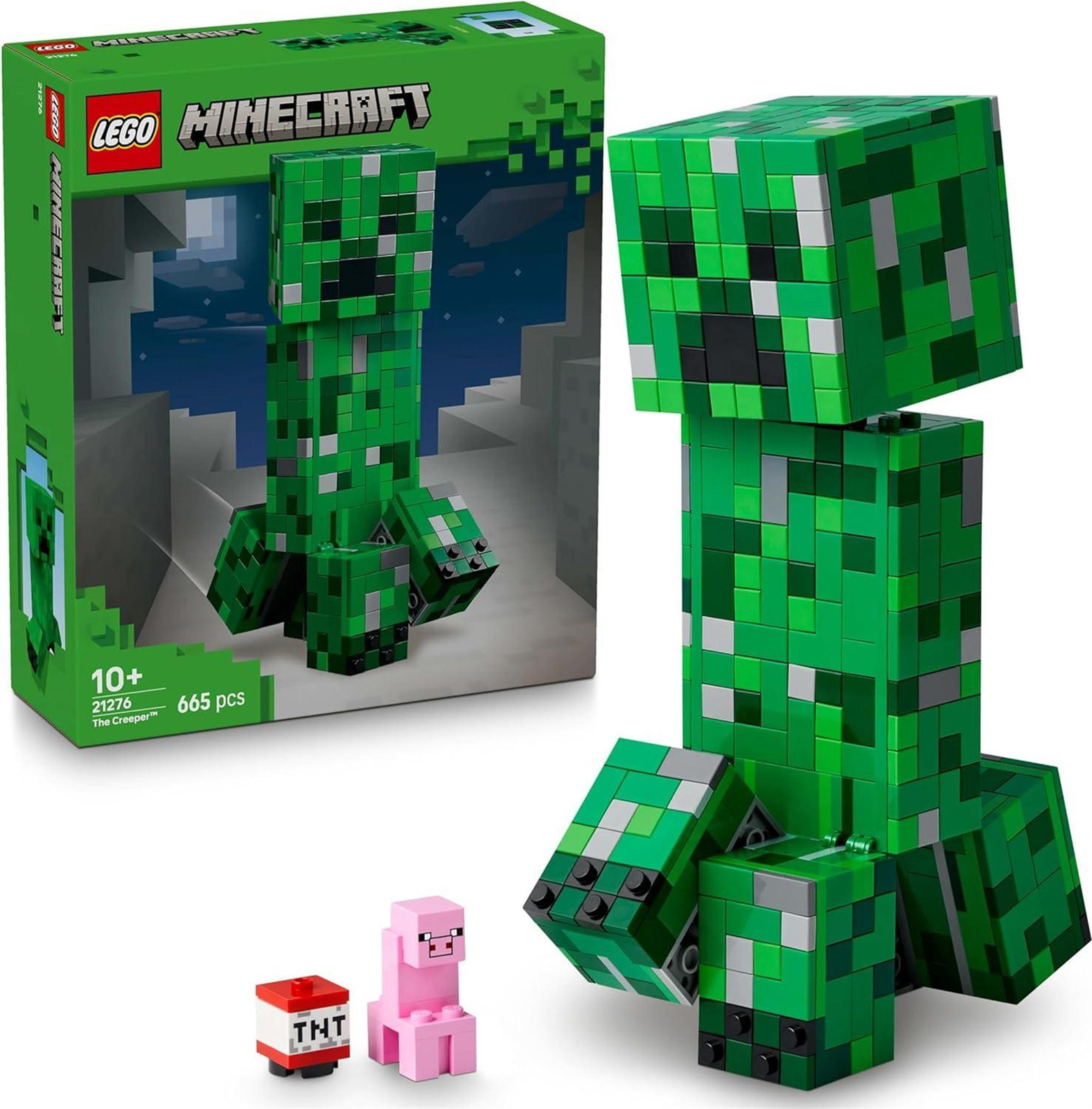 LEGO Minecraft The Creeper 21276 – Verzamelbaar gearticuleerd figuurtje