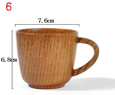 Inspired Living Rustic Spruce Wood Big Belly Mug Handmade Wooden Beer Mug & Natural Coffee Cup 6