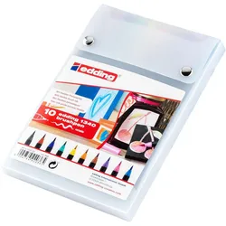 edding Brush-Pens Mehrfarbig 0.8 + 3.3 mm