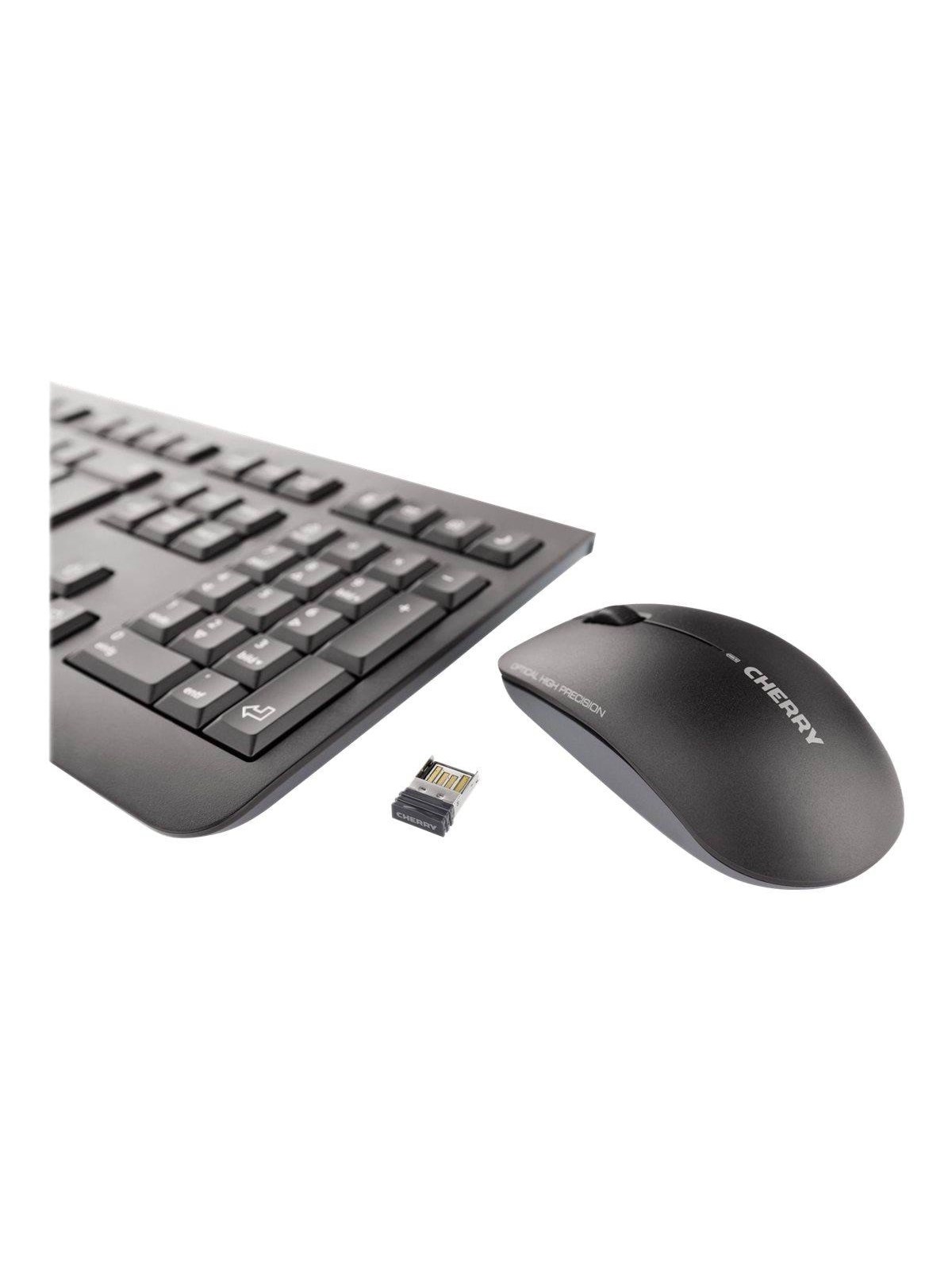 Cherry DW 3000 - Tastatur & Maus Set - Deutsch - Schwarz