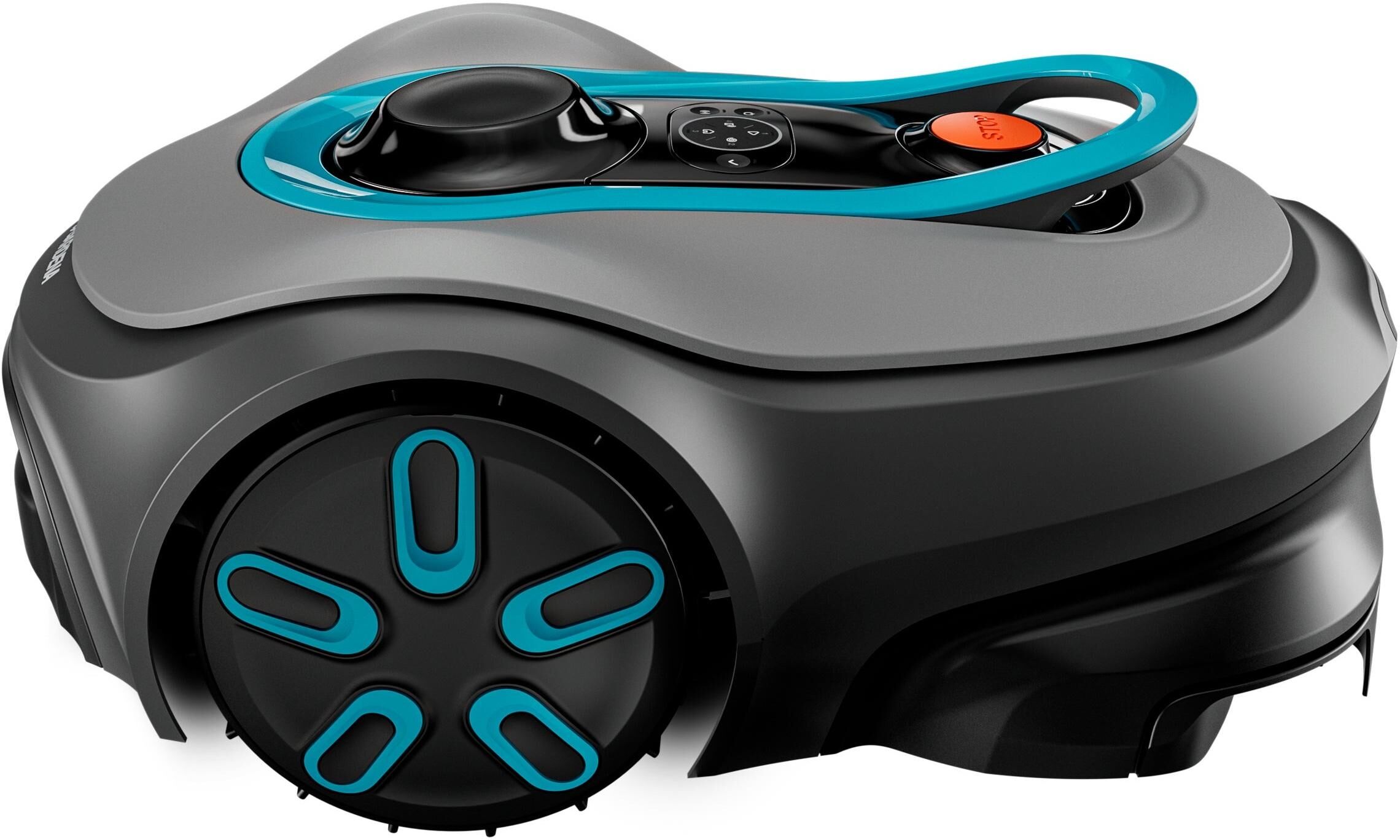 Rasenmähroboter GARDENA "Smart Sileno Free 800 800 m²", grau (bunt), Rasenmähroboter, Rasenmähroboter bunt Einheitsgröße