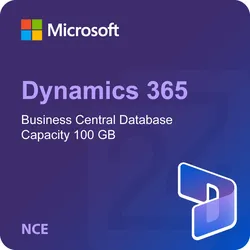 Microsoft Dynamics 365 Business Central Database Capacity 100 GB (NCE)