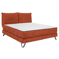 set one by Musterring Boxspringbett Baldwin 180 x 200 cm Stoff Orange