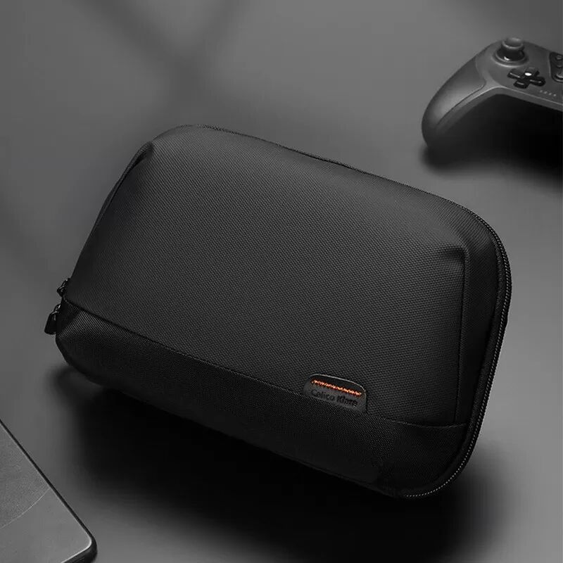 INF Sac de Rangement Numérique Portable Noir - Organisateur de Voyage pour Accessoires Électroniques