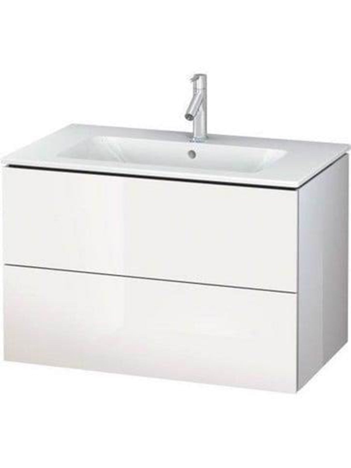 Duravit l-cube vanity unit with 2 drawers