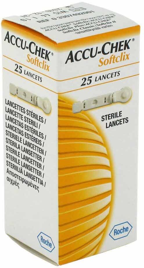 Accu Chek Softclix Lancet 25stk