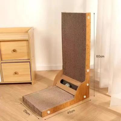Uplift Essentials Modern Detachable Wooden Cat Scraper And Training Lounge style 2