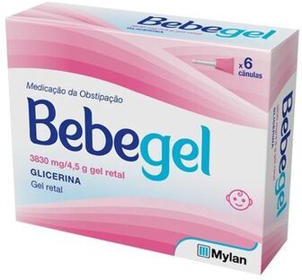 Bebegel Gel Retal Medicação da Obstipação 6 cânulas